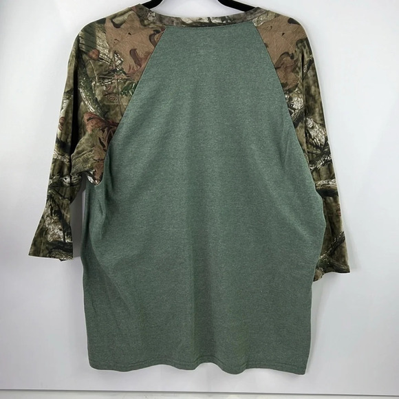 Mossy Oak Men's/Unisex ¾  sleeve shirt - Picture 3 of 8
